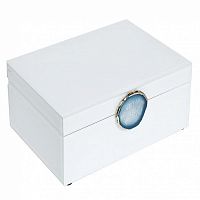 шкатулка для украшений белая 28x10x20 см в Перми