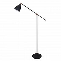 торшер arte lamp braccio a2054pn-1bk в Перми