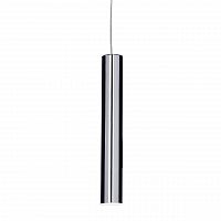 подвесной светодиодный светильник ideal lux ultrathin sp1 small round cromo в Перми