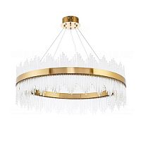 люстра stripglass 65 латунь, прозрачное стекло в Перми
