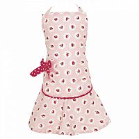 детский фартук w/bow strawberry pale pink в Перми