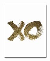 постер xo золотой a4 в Перми