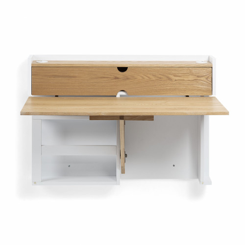 настенный письменный стол cathly 100x74 натуральный шпон в Перми