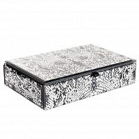 шкатулка для украшений кобра серая 23x15x5 см в Перми