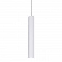 подвесной светодиодный светильник ideal lux ultrathin sp1 small round bianco в Перми