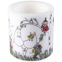 свеча большая moomin счастливое семейство, 8 см в Перми