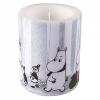 свеча большая moomin зимнее путешествие, 8 см в Перми