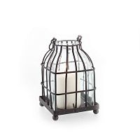 подсвечник-фонарь металлический со стеклом bird in cage i, 15 см в Перми