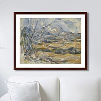картина: montagne sainte-victoire, 1890г. в Перми
