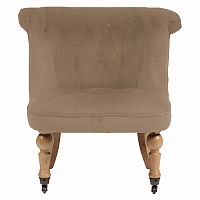 кресло amelie french country chair светло-коричневое в Перми