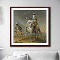 картина: empress elizaveta petrovna on horseback, 1745г. в Перми