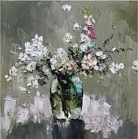 картина маслом красивые цветы fiori в Перми