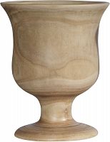 ваза кубок деревянная 17х22 см goblet в Перми