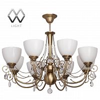 подвесная люстра mw-light фелиция 347016608 белая в Перми