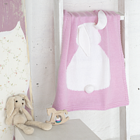 плед розовый зайка большой в Перми