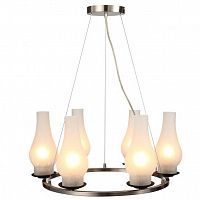 подвесная люстра arte lamp lombardy a6801sp-6br белая в Перми