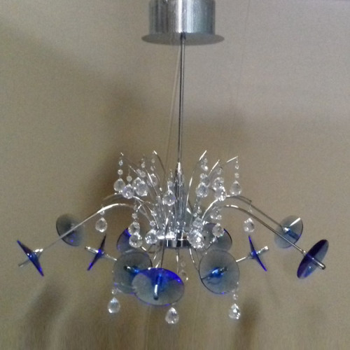 люстра mx60003-12 от illuminati хром/синяя в Перми