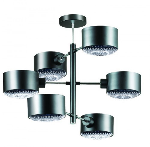 потолочная люстра lumion jared 3741/6c черная в Перми