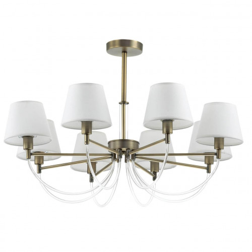 подвесная люстра lumion dakota 3702/8c белая в Перми