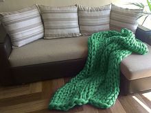 плед нежность зелёный большой в Перми