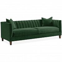 диван penelope sofa прямой зеленый в Перми