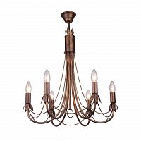 подвесная люстра toplight lucinda tl7350d-06br в Перми