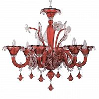 подвесная люстра ideal lux ca vendramin sp6 rosso в Перми