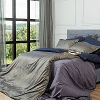 комплект постельного белья decoflux сатин евро twist dark в Перми