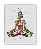 постер yoga а4 в Перми