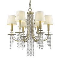 люстра p68058-6b от delight collection золото/бежевая в Перми