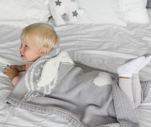 плед ангел 60*90 серый в Перми