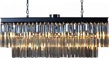 люстра odeon l110 black&glass чёрная, прозрачная в Перми