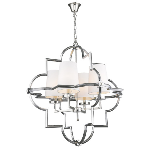 люстра mandeville l nickel от delight collection белая/никель в Перми