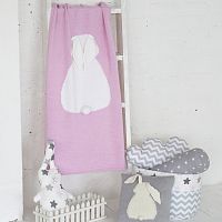 плед зайка 60*120 св.астра+белый в Перми