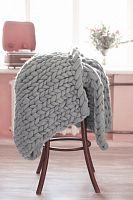 плед нежность серый большой в Перми