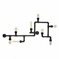 потолочная люстра ideal lux plumber pl8 nero в Перми