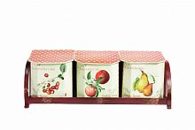 набор емкостей для хранения на подставке fruits в Перми